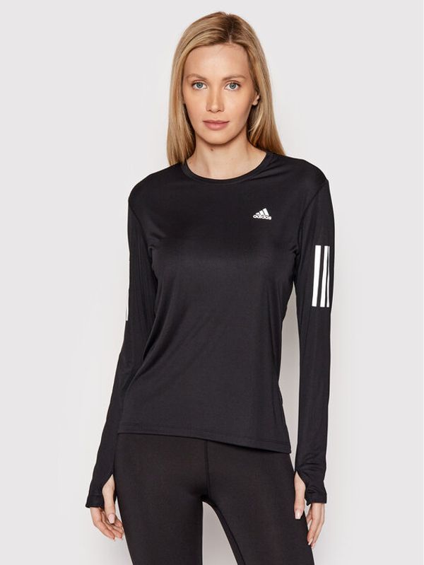 adidas Performance adidas Тениска от техническо трико Own The Run H59272 Черен Regular Fit