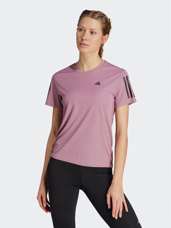 adidas Performance adidas Тениска от техническо трико Own the Run IL4127 Розов Regular Fit