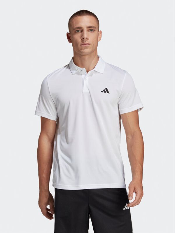 adidas Performance adidas Тениска с яка и копчета Train Essentials Training Polo Shirt IB8105 Бял Regular Fit