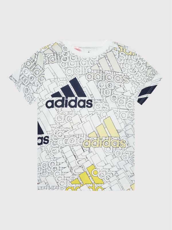 adidas Performance adidas Тишърт Branlove HG6835 Бял Regular Fit