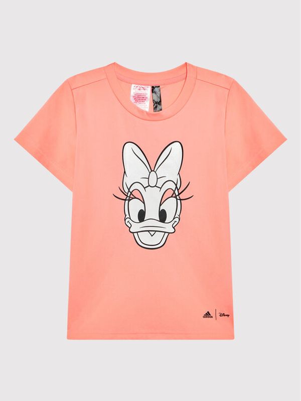 adidas Performance adidas Тишърт Daisy Duck HC8636 Розов Relaxed Fit