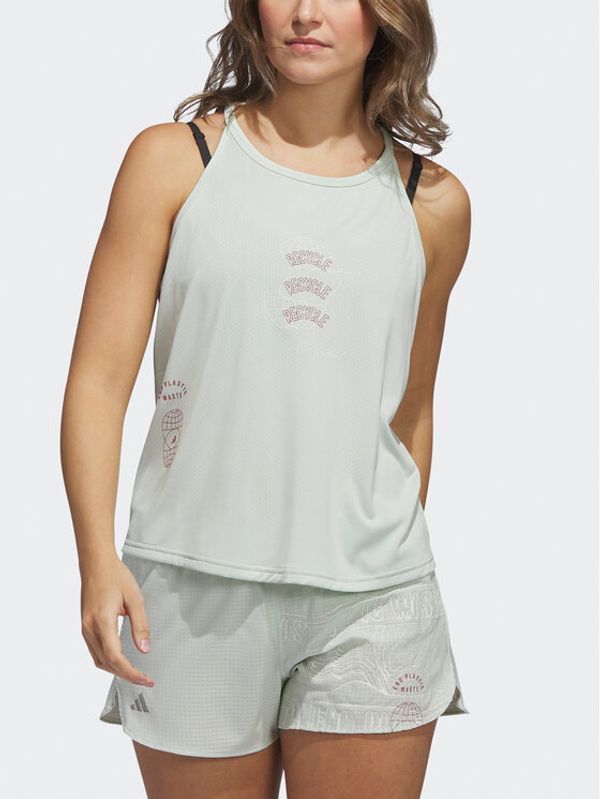 adidas Performance adidas Тишърт Run for the Oceans T-Shirt HZ6005 Зелен