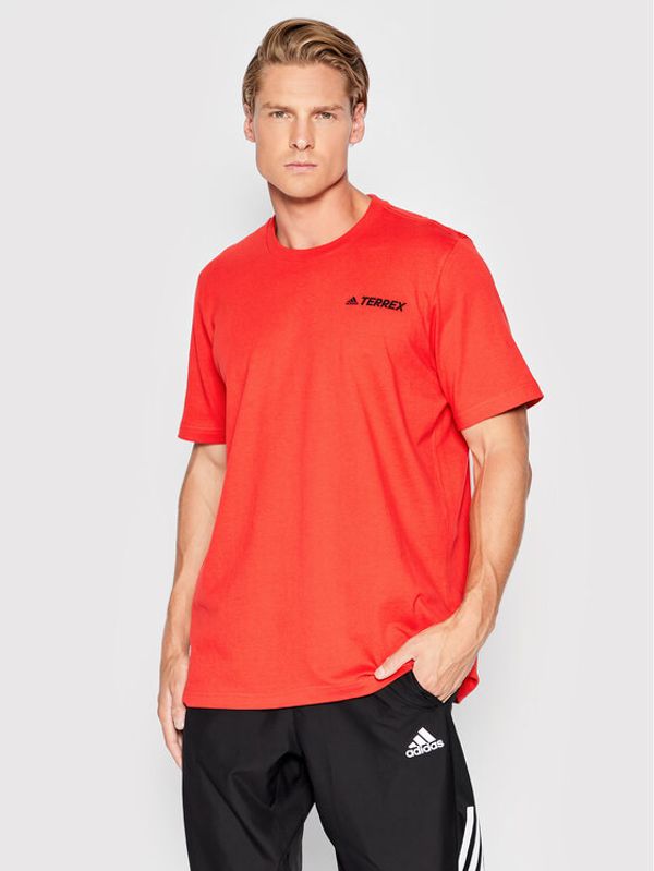 adidas Performance adidas Тишърт Terrex Mountain Graphic HE1766 Червен Regular Fit