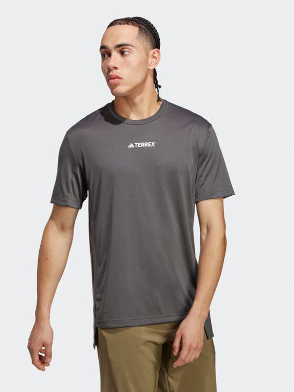 adidas Performance adidas Тишърт Terrex Multi T-Shirt HM4048 Черен Regular Fit