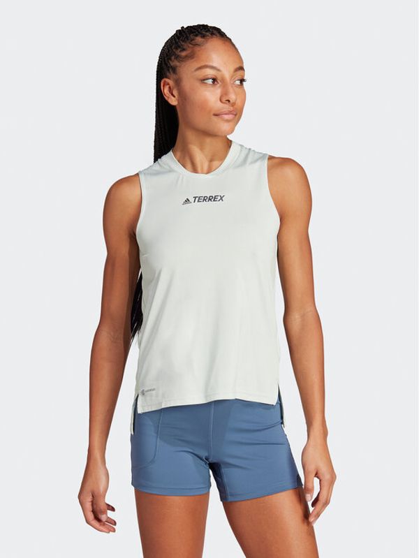 adidas Performance adidas топ Terrex Multi Tank Top HS9734 Зелен Regular Fit