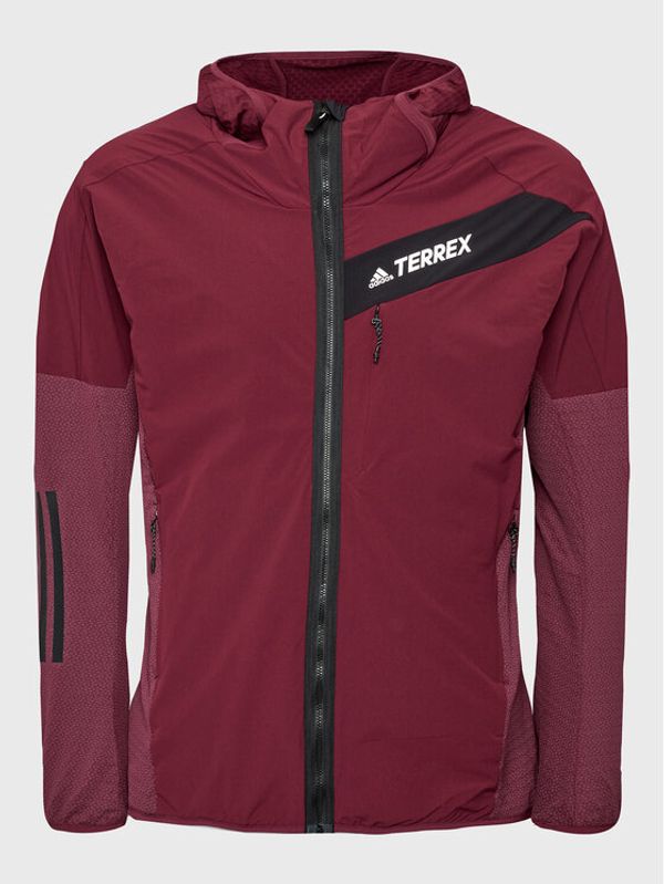 adidas Performance adidas Ветровка Techrock H55941 Бордо Slim Fit