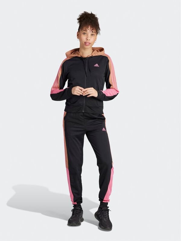 adidas Sportswear adidas Анцуг Boldblock IA3141 Черен Regular Fit