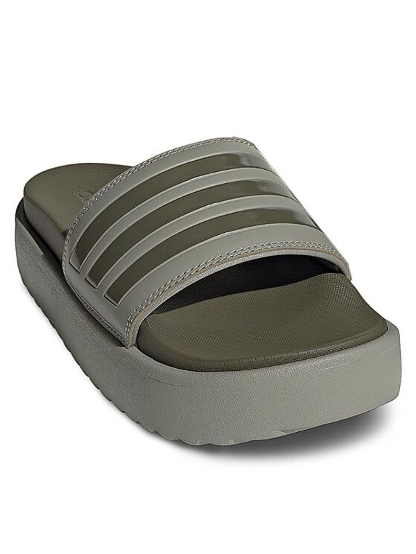adidas Sportswear adidas Чехли Adilette Platform Slides HQ6180 Зелен