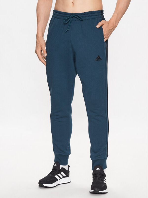 adidas Sportswear adidas Долнище анцуг Essentials French Terry Tapered Cuff 3-Stripes Joggers IJ8698 Електриков Regular Fit