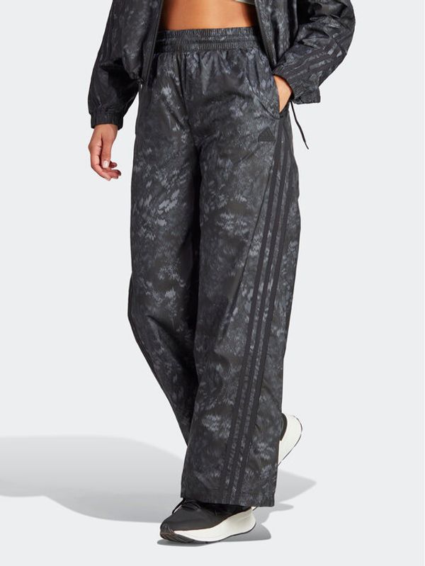 adidas Sportswear adidas Долнище анцуг Future Icons 3-Stripes IM2447 Черен Loose Fit