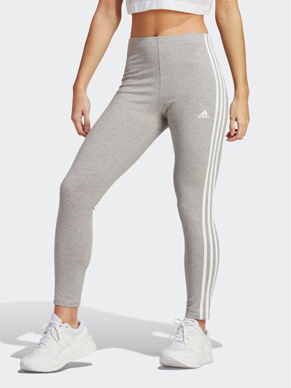 adidas Sportswear adidas Клин Essentials 3-Stripes High-Waisted Single Jersey Leggings IC7152 Сив