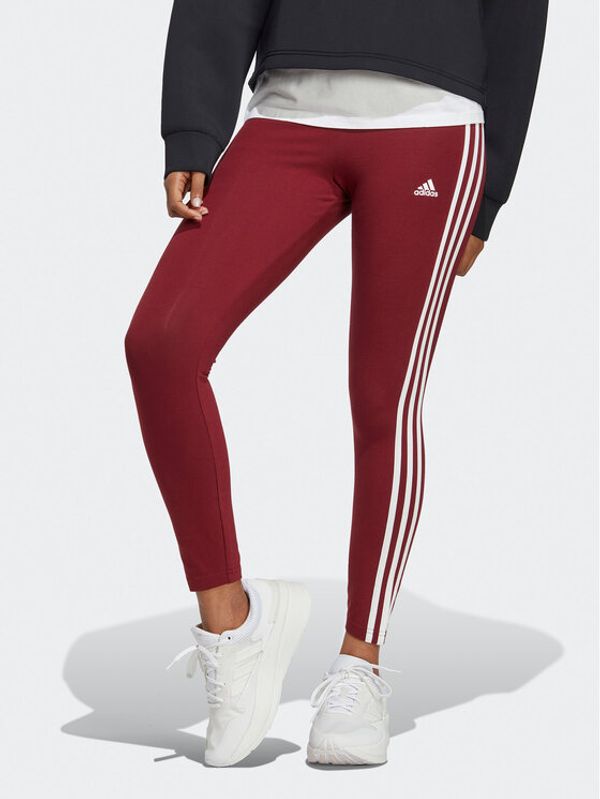 adidas Sportswear adidas Клин Essentials 3-Stripes High-Waisted Single Jersey Leggings IC9903 Червен