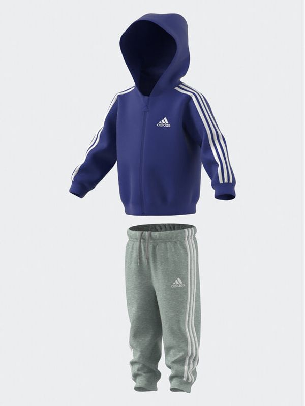 adidas Sportswear adidas Спортен екип Essentials Full-Zip Hooded Jogger Set IB4763 Син Regular Fit