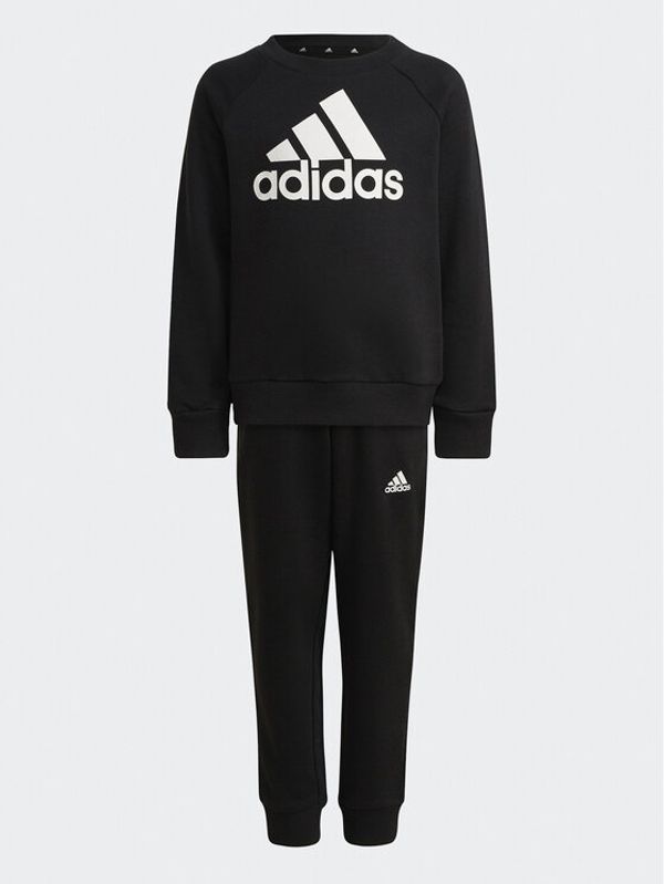 adidas Sportswear adidas Спортен екип Essentials Logo French Terry Jogger Set HG4464 Черен Regular Fit