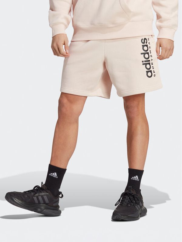 adidas Sportswear adidas Спортни шорти All SZN Fleece Graphic Shorts IC9794 Розов Regular Fit