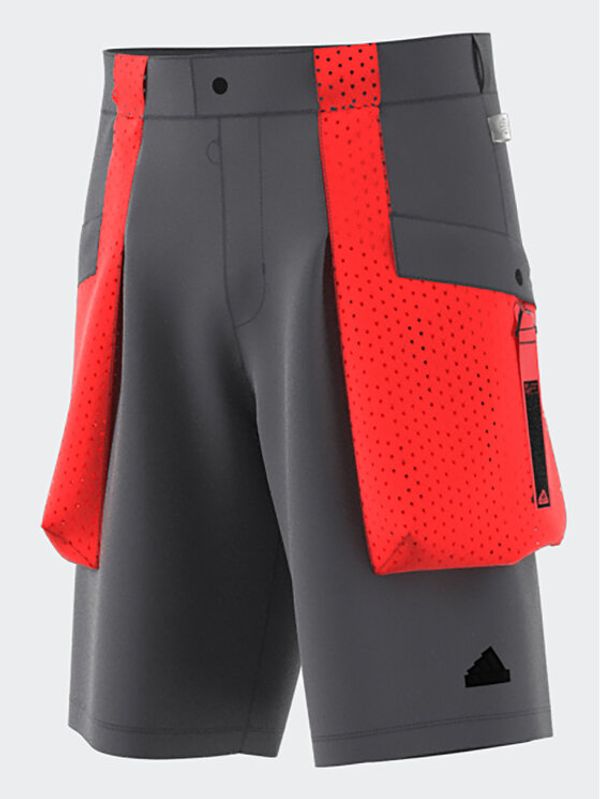 adidas Sportswear adidas Спортни шорти City Escape Premium Shorts IC3730 Сив Loose Fit