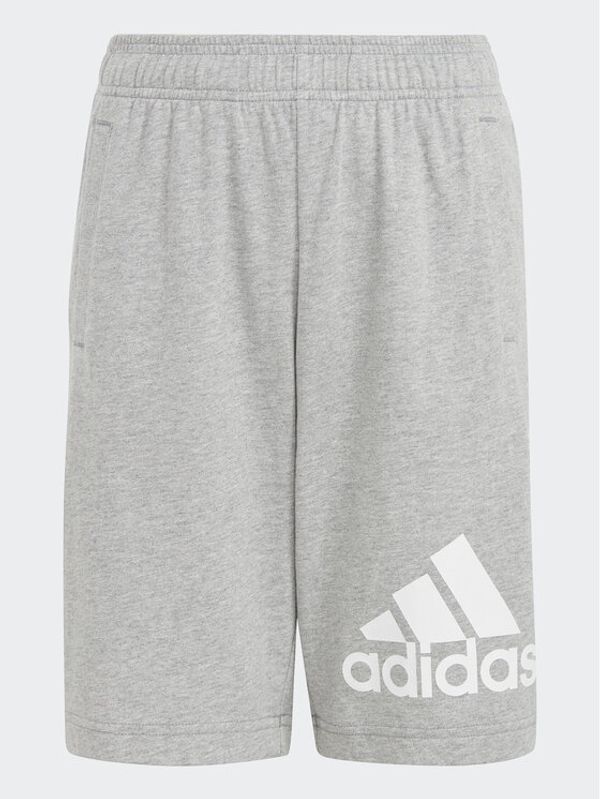 adidas Sportswear adidas Спортни шорти Essentials Big Logo Cotton Shorts HY4720 Сив Regular Fit