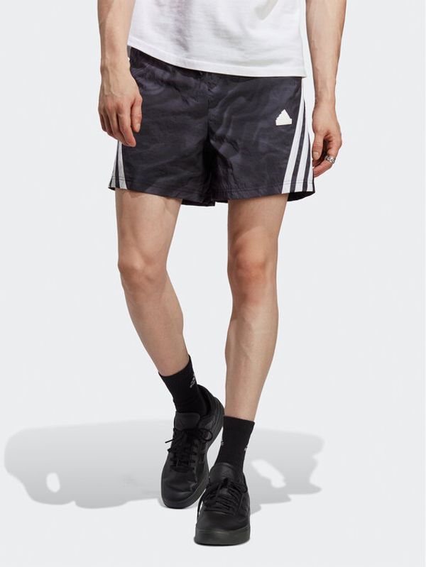 adidas Sportswear adidas Спортни шорти Future Icons Allover Print Shorts IC8252 Черен Regular Fit