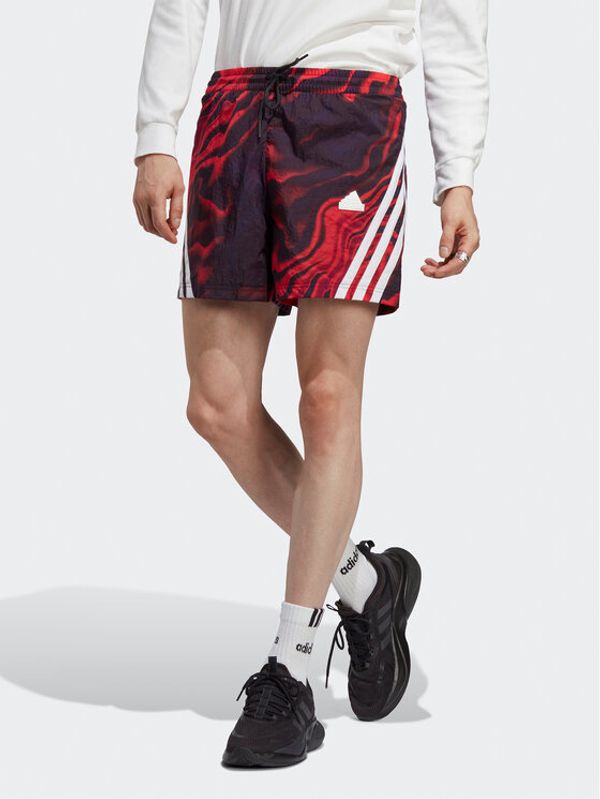 adidas Sportswear adidas Спортни шорти Future Icons Allover Print Shorts IC8253 Червен Regular Fit