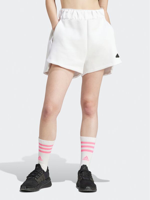 adidas Sportswear adidas Спортни шорти IN5149 Бял Loose Fit