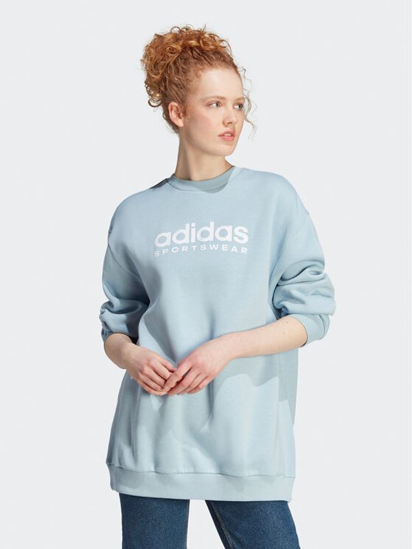 adidas Sportswear adidas Суитшърт ALL SZN Fleece Graphic IL3248 Син Loose Fit