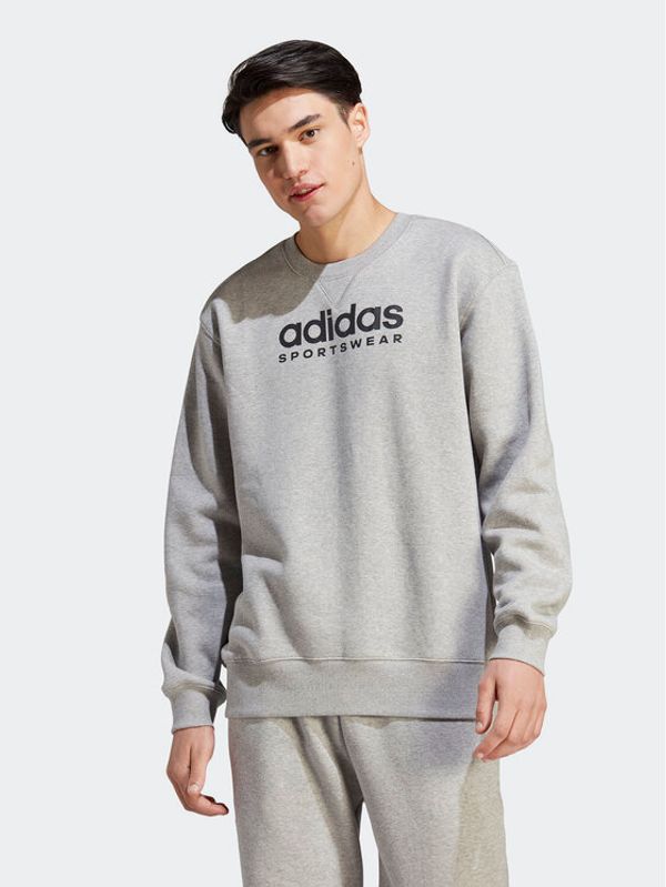 adidas Sportswear adidas Суитшърт All SZN Fleece Graphic Sweatshirt IC9823 Сив Loose Fit