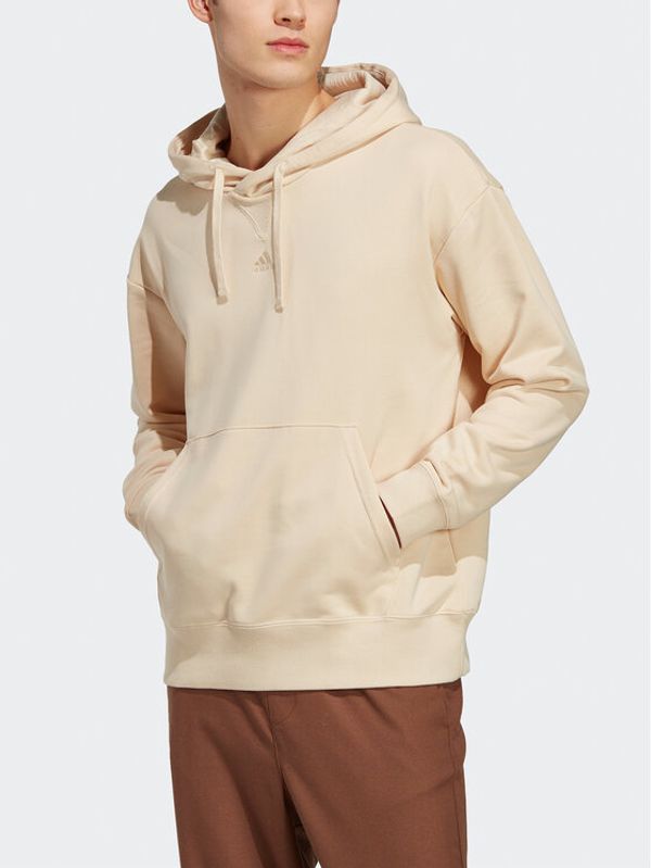 adidas Sportswear adidas Суитшърт ALL SZN French Terry Hoodie IC9768 Бежов Loose Fit