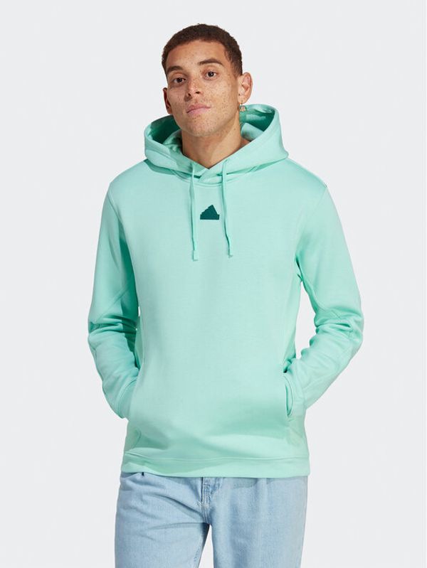 adidas Sportswear adidas Суитшърт City Escape Hoodie IC9741 Зелен Regular Fit