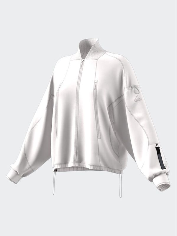 adidas Sportswear adidas Суитшърт City Escape Loose Track Top IA2135 Бежов Loose Fit