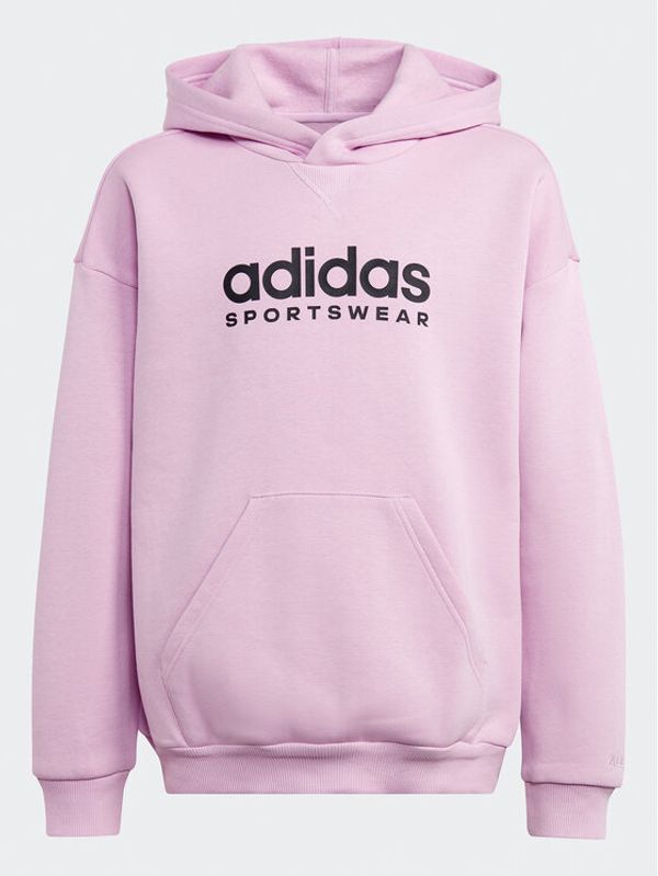 adidas Sportswear adidas Суитшърт Fleece IJ5954 Розов Loose Fit