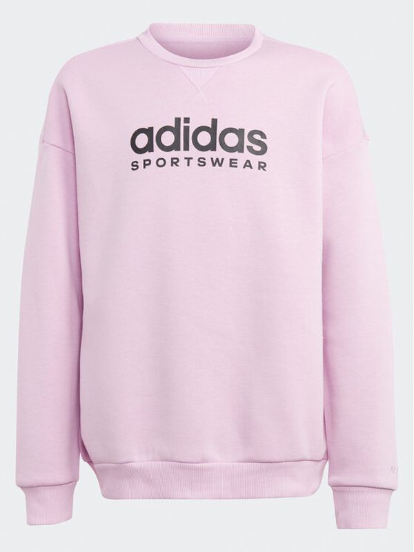 adidas Sportswear adidas Суитшърт Fleece IL4930 Розов Loose Fit