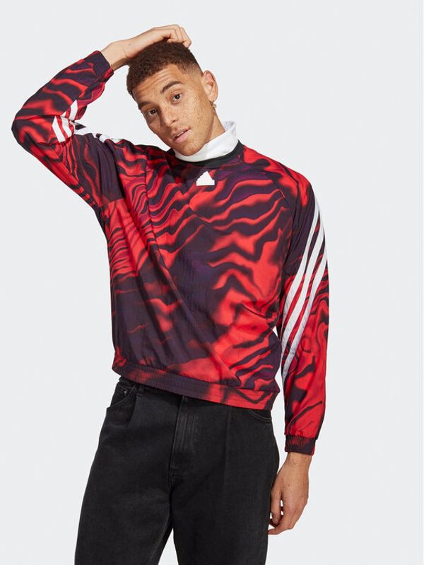 adidas Sportswear adidas Суитшърт Future Icons Graphic Crew Sweatshirt IC8266 Червен Loose Fit