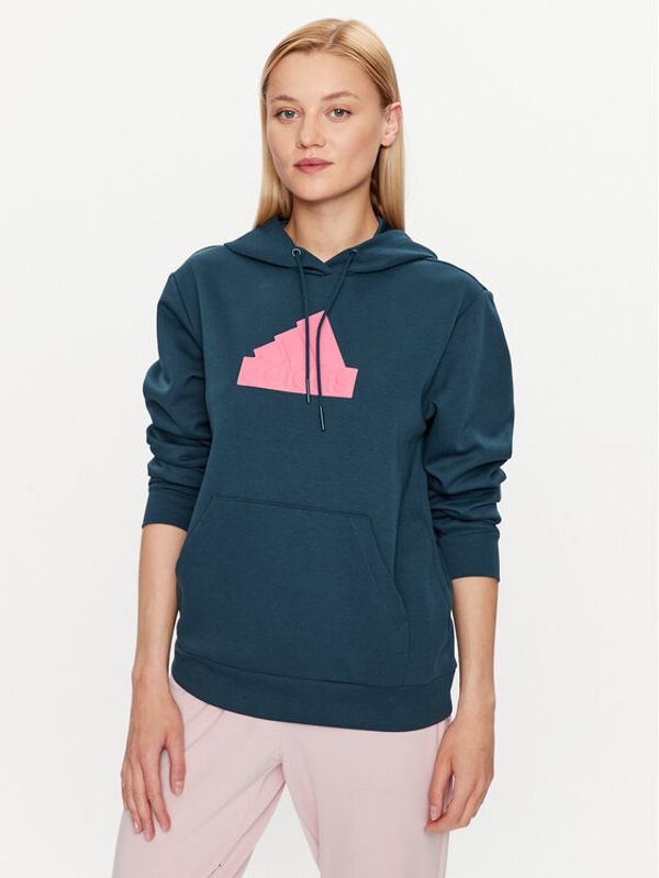 adidas Sportswear adidas Суитшърт IM4876 Електриков Regular Fit