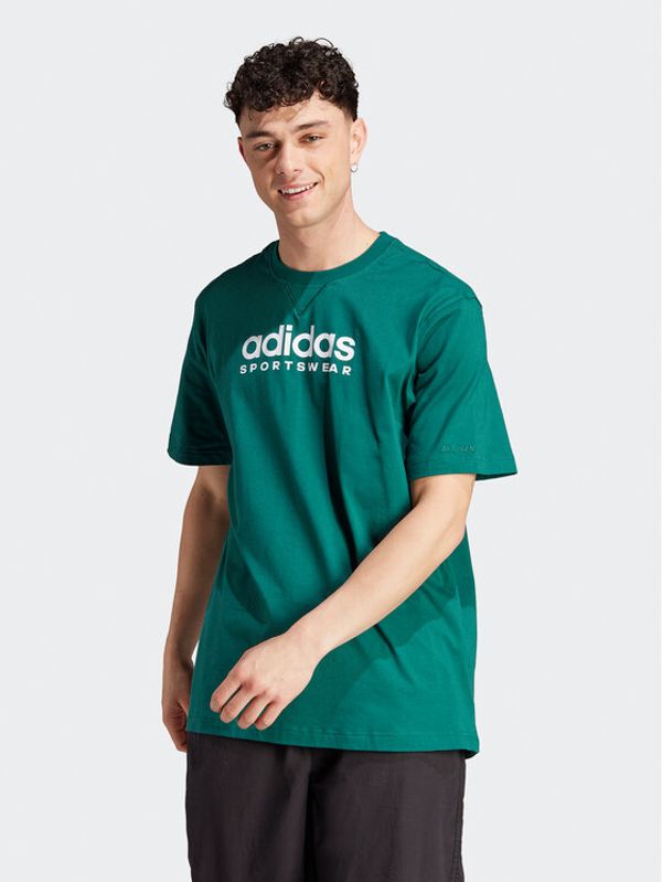 adidas Sportswear adidas Тишърт All SZN Graphic IJ9434 Зелен Loose Fit