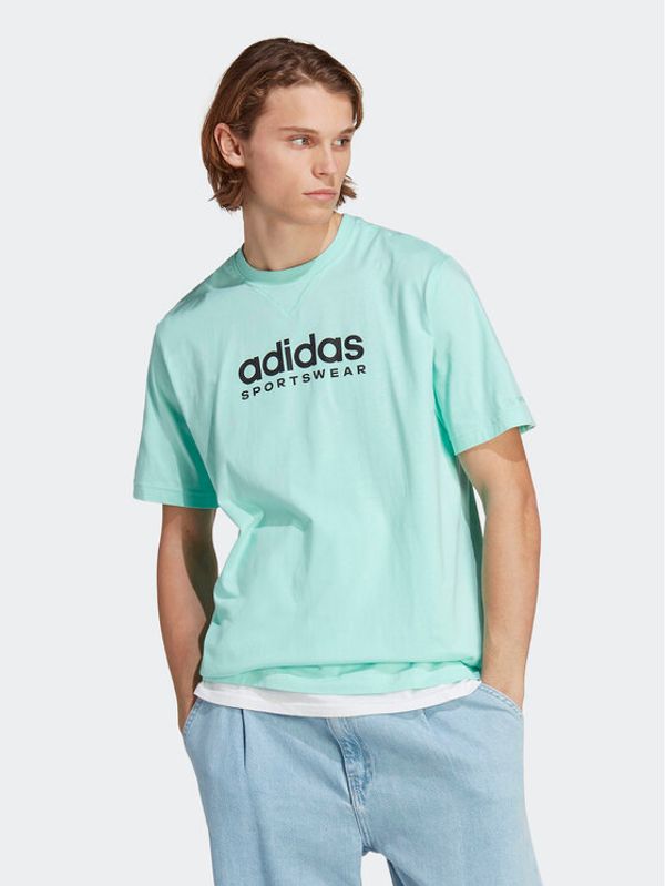 adidas Sportswear adidas Тишърт All SZN Graphic T-Shirt IC9814 Зелен Loose Fit