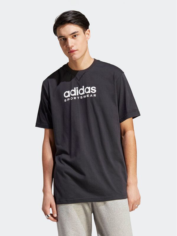 adidas Sportswear adidas Тишърт All SZN Graphic T-Shirt IC9815 Черен Loose Fit