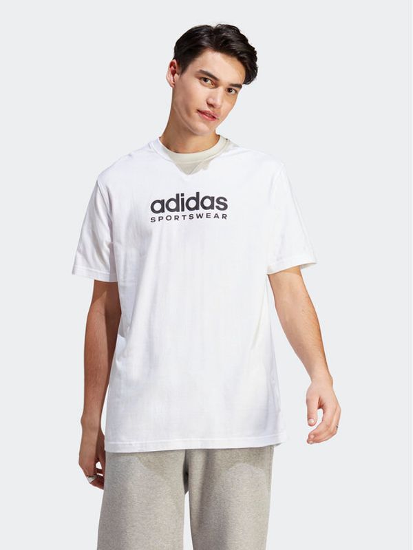 adidas Sportswear adidas Тишърт All SZN Graphic T-Shirt IC9821 Бял Loose Fit