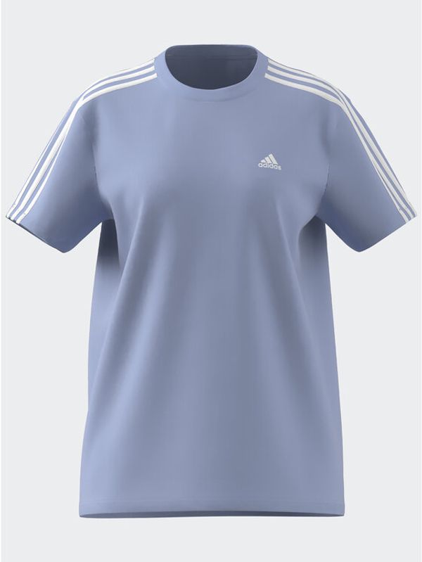 adidas Sportswear adidas Тишърт Essentials 3-Stripes T-Shirt IC8838 Син Loose Fit