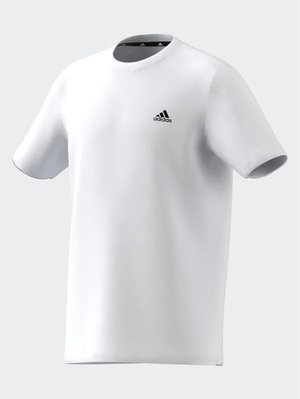 adidas Sportswear adidas Тишърт Essentials Small Logo Cotton T-Shirt IB4093 Бял Regular Fit