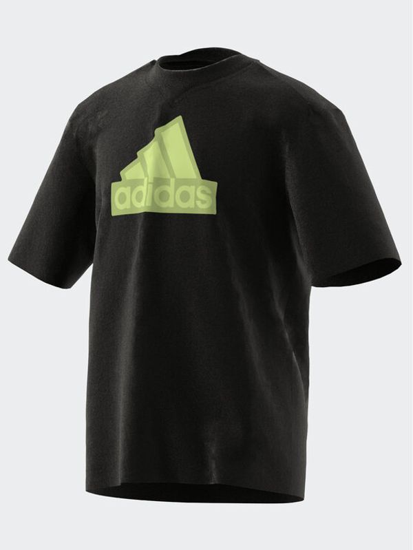 adidas Sportswear adidas Тишърт Future Icons Logo Piqué T-Shirt IL6144 Черен Loose Fit
