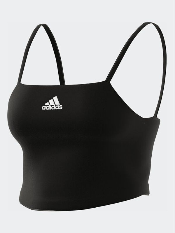 adidas Sportswear adidas топ Allover adidas Graphic Corset-Inspired Tank Top IC9653 Черен