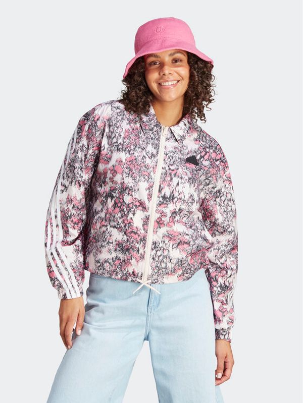 adidas Sportswear adidas Ветровка Future Icons 3-Stripes IM2455 Розов Loose Fit