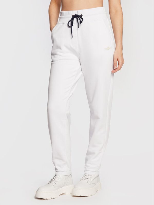 Aeronautica Militare Aeronautica Militare Долнище анцуг 222PF852DF467 Бял Regular Fit