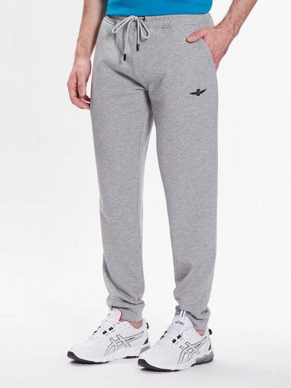 Aeronautica Militare Aeronautica Militare Долнище анцуг 231PF873F488 Сив Regular Fit