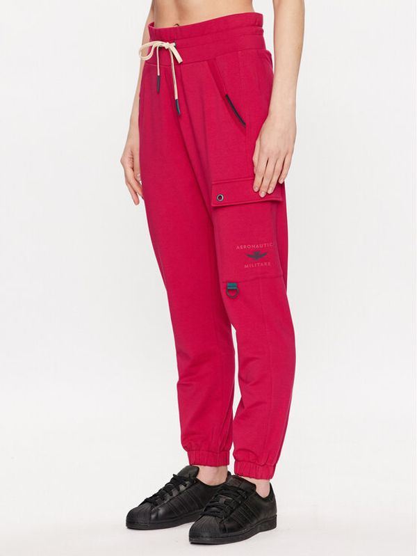Aeronautica Militare Aeronautica Militare Долнище анцуг 231PF885DF423 Розов Relaxed Fit