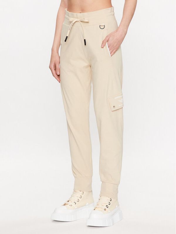 Aeronautica Militare Aeronautica Militare Долнище анцуг 231PF886DP192 Бежов Regular Fit