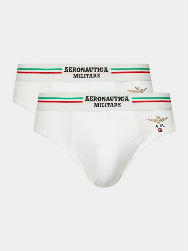 Aeronautica Militare Aeronautica Militare Комплект 2 чифта слипове AM1USL001 Бял