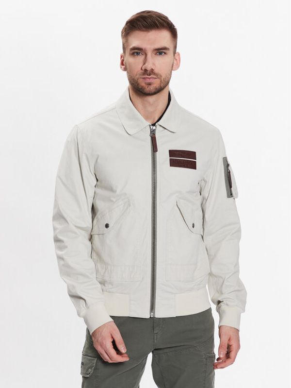 Aeronautica Militare Aeronautica Militare Преходно яке 231AB2085CT3013 Екрю Regular Fit