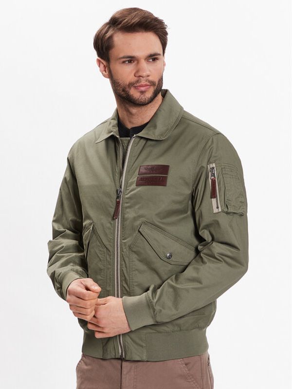 Aeronautica Militare Aeronautica Militare Преходно яке 231AB2085CT3013 Зелен Regular Fit