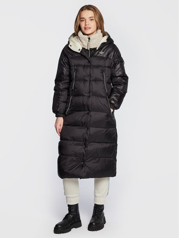 Aeronautica Militare Aeronautica Militare Пухено яке 222AB2046DCT2893 Черен Regular Fit